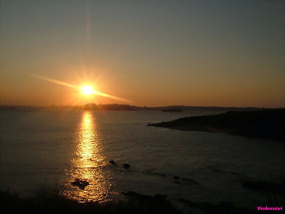 Puesta de sol desde Los tranquilos (mi playita...)