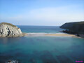 Playa de Covachos,en Soto de la Marina (Cantabria)