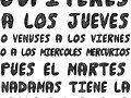 Es Martes.....