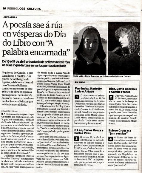 ferrol, poesia encarnada