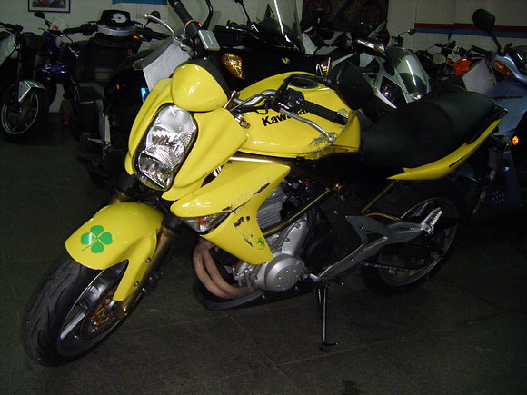 asi quedo la moto