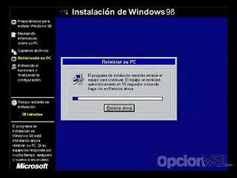 Instalar Windows 98