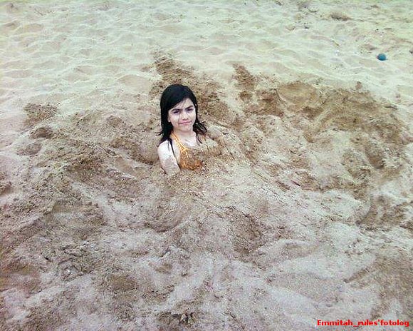 Ana en la playa!!