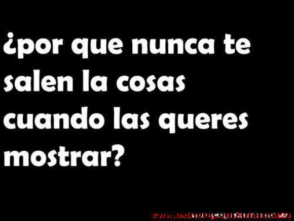 ¿Porque...?