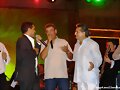 Jorge Celedon y un maestro en los Premios Luna