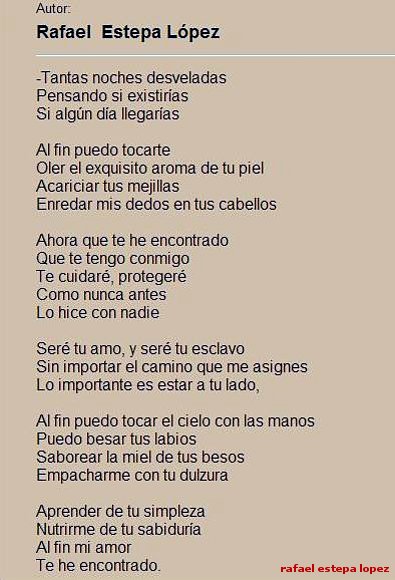 Uno de mis poemas