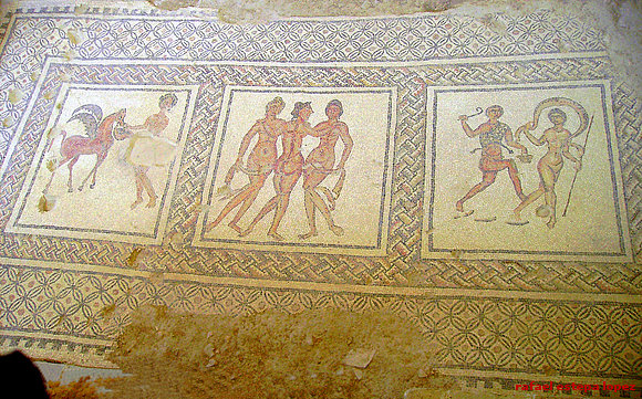 Mosaico las tres gracias