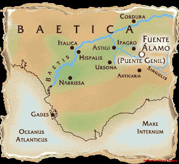 mapa de epoca romana
