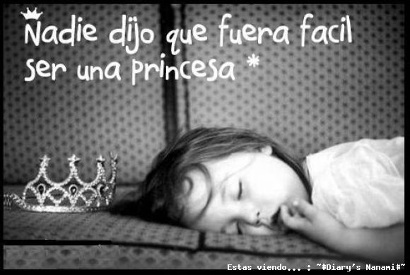 ~Nadie dijo que fuera facil ser una princesa~
