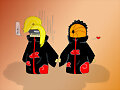 Tobi (L) Deidara by Ana&iuml;s xDDDDDD