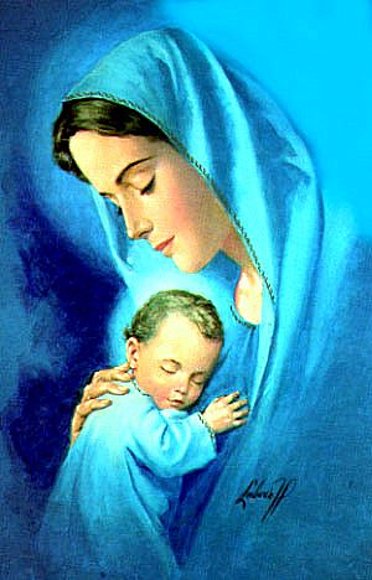 Theotokos y su Niño Jesús