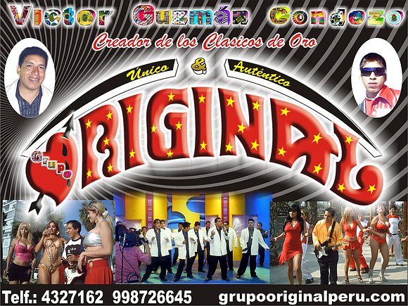 WWW.GRUPOORIGINALPERU.COM WEB DE VICTOR GUZMAN
