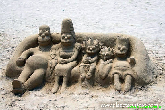 Los simpson de arena