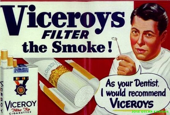 Campañas de publicidad antigua a favor del tabaco,