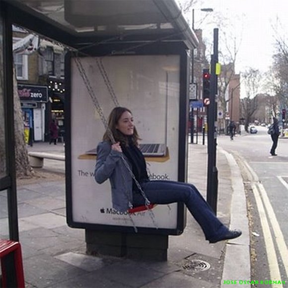 Curiosas y creativas paradas de autobuses