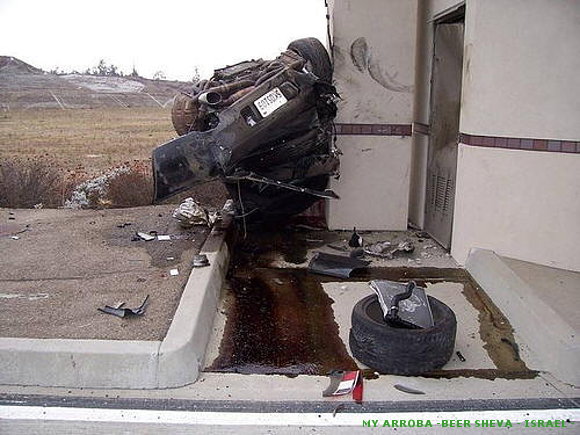 Fotos de un accidente automovilístico horrible