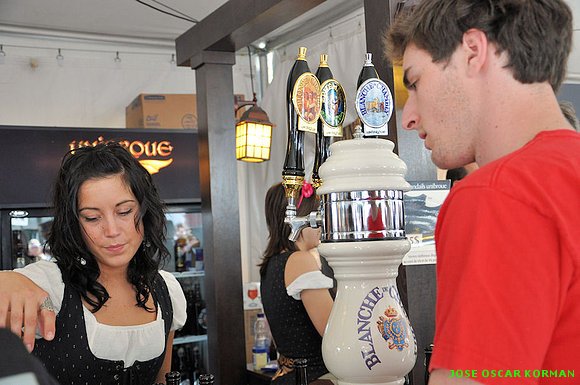 17th Mondial de la bière en la majestuosa estación