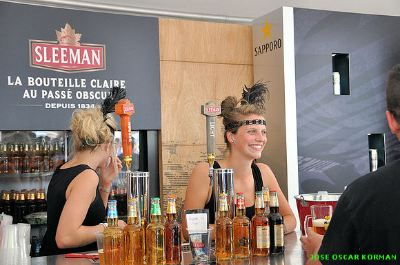 17th Mondial de la bière en la majestuosa estación