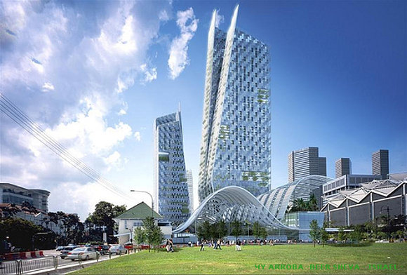 Espectaculares rascacielos ecológicos en Singapur