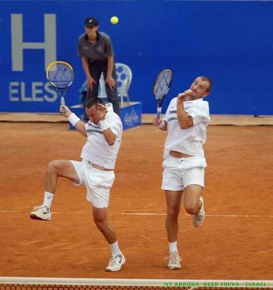 El juego de tenis es también para machos!
