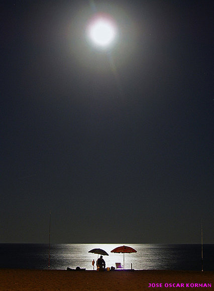 Pescando a la luz de la Luna
