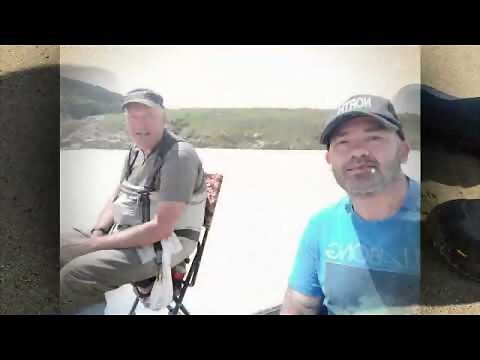 disfrutando de la pesca con el maestro vitoriano