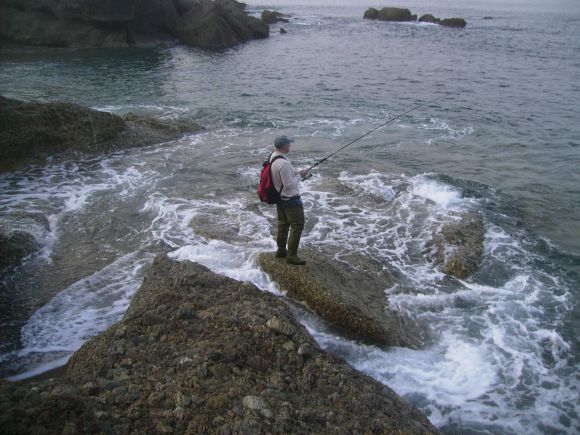 caceando en la playa de estaño gijon