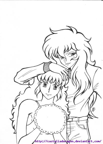 Version a tinta del dibujo que acabo de terminar