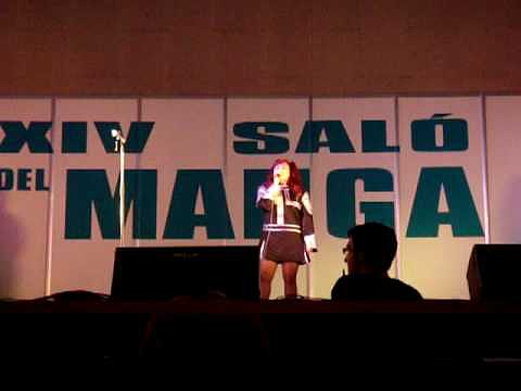 Yo en el salon del manga - Concurso de Karaoke