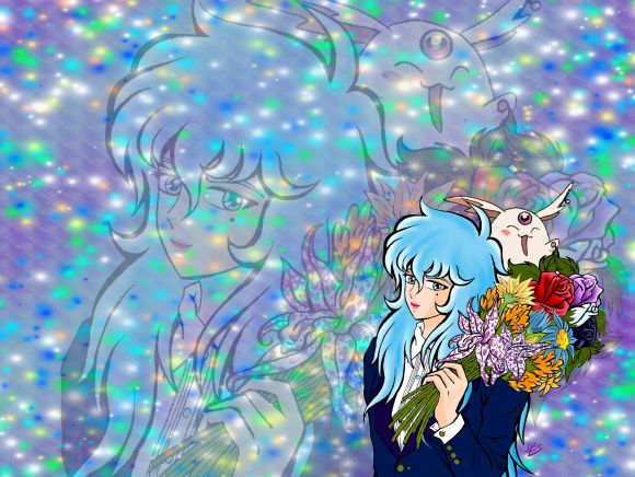 Wallpaper de A-chan con Mokona