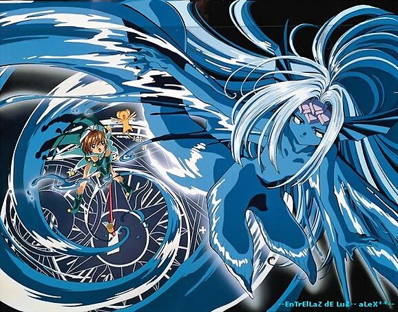 Sakura & Shaoran vs Carta del Agua