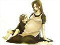 Mikoto... con Itachi peque&ntilde;o y en espera de Sasuke