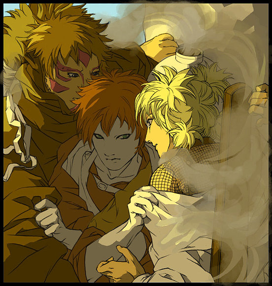 Kankuro, Gaara y Temari