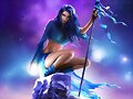 Fuego violeta . Tubo de Luz