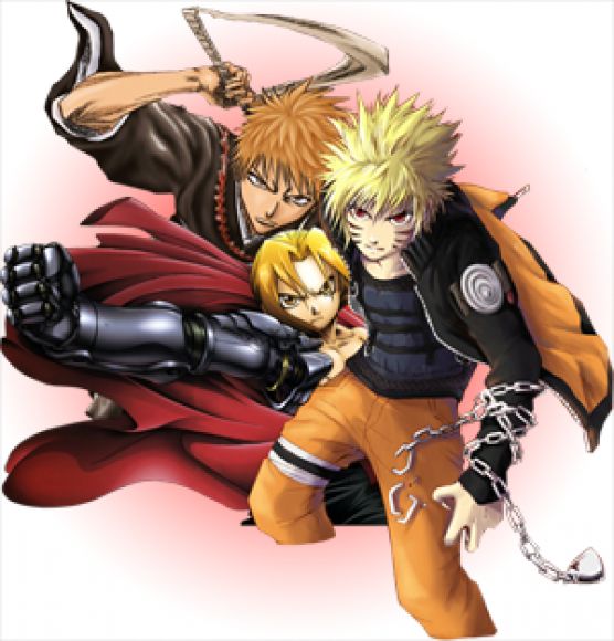 naruto + ful metal alchemist + bleach