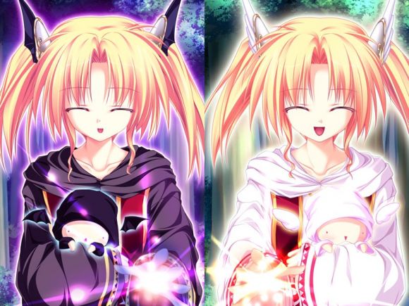 Angel,and black angel