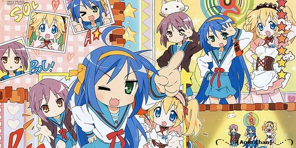 Lucky Star in Suzumiya Haruhi No Yuutsu xD