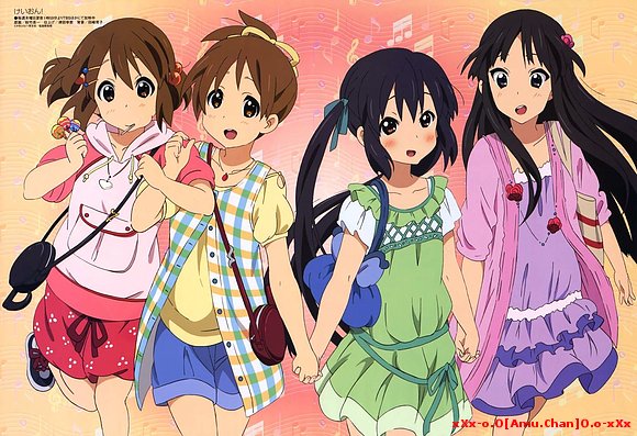 Yui,Ui, Asuza and Mio!
