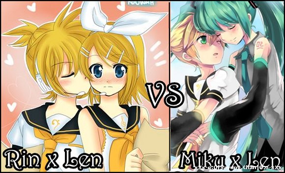 Rin x Len o Miku x Len? VOTEN!
