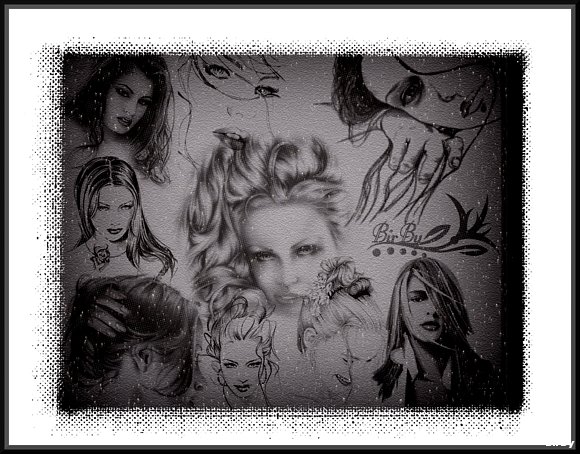 Con brushes en negro