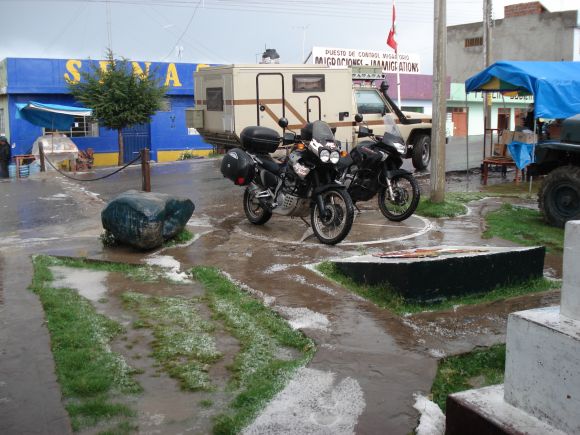 GRANIZO EN LA FRONTERA PERU BOLIVIA