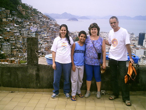 No morro do Cantagalo