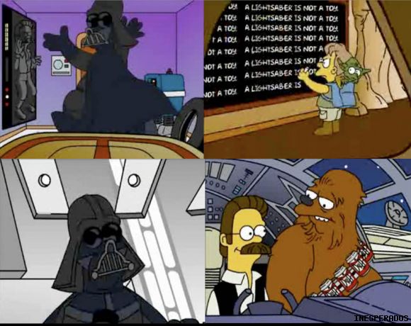 LOS SIMPSONS STAR WARS
