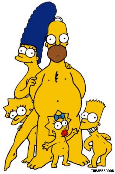 LOS SIMPSONS DESNUDOS JAJAJA....