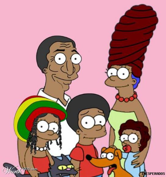 LOS SIMPSONS VERSION SERIE DE TV CON BILL COSBY