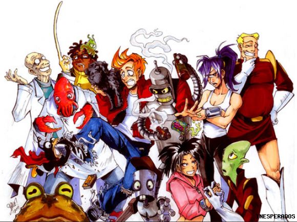 FUTURAMA VERSION MANGA!