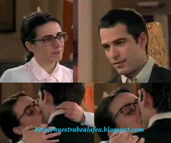 MOMENTAZO DE LA SEMANA:BESO DE BEA Y ÁLVARO