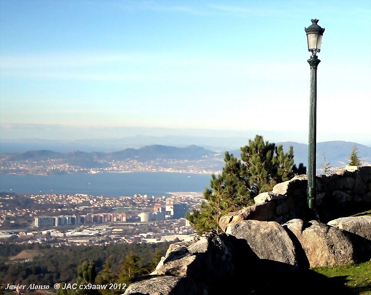 Vistas a Navia Coya en Vigo del Monte del Alba