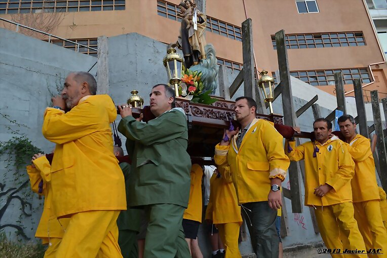 Procesión del Carmen y de San Telmo. En Bouzas