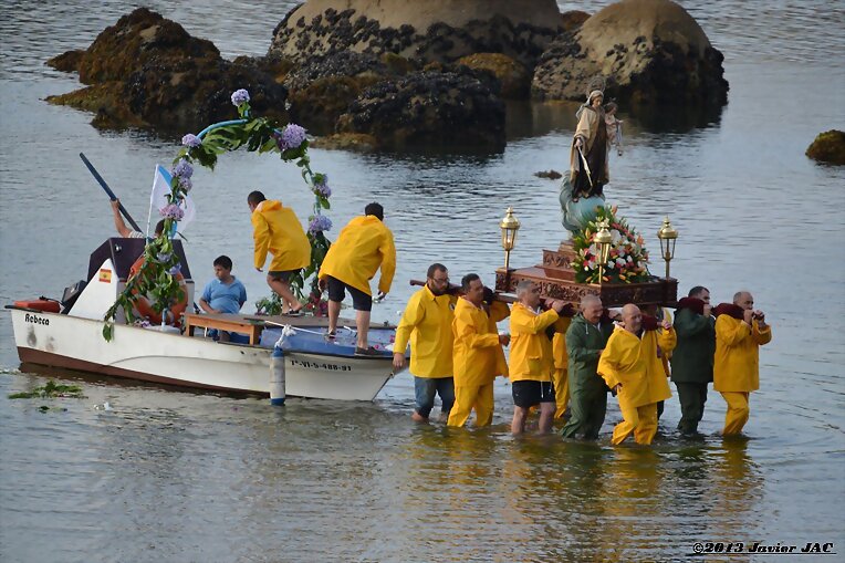 Procesión do Carmen e San Telmo. O luns e martes